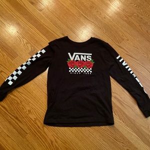Vans Rose checkered long sleeve shirt
